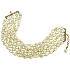 シャネル フェイクパール ネックレス フェイクパール レディース ブランドアクセサリー 【中古】bracc