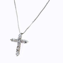 メレダイヤ ネックレス Pt900 Pt850 ダイヤモンド レディース ノンブランドジュエリー 【中古】nbjwl