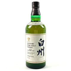 サントリー 白州 12年 ピュアモルト 金花 旧 750ml 国産ウイスキー 酒 【古酒】liqbb【東京都内限定お届け】