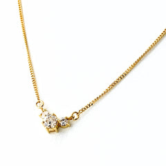 メレダイヤ デザインネックレス ネックレス K18 ダイヤモンド レディース ノンブランドジュエリー 【中古】nbjwl