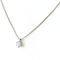 ダイヤモンド デザインネックレス ネックレス Pt900 ダイヤモンド レディース ノンブランドジュエリー 【中古】nbjwl