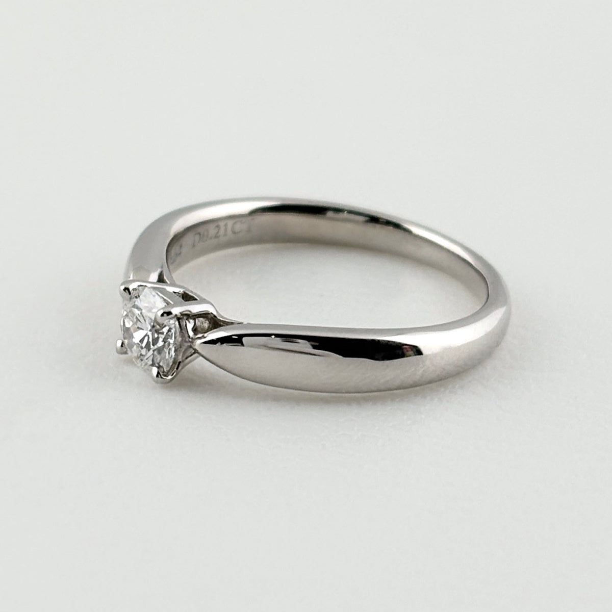 Tiffany & Co. ダイヤモンドリング Pt950 ハーモニー ティファニー ハーモニー ダイヤ リング リング 4号 Pt950