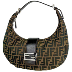フェンディ ズッカ柄 ショルダーバッグ キャンバス 0916321001 レディース ブランドバッグ・小物 【中古】brbag