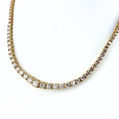 メレダイヤ デザインネックレス ネックレス K18 ダイヤモンド レディース ノンブランドジュエリー 【中古】nbjwl