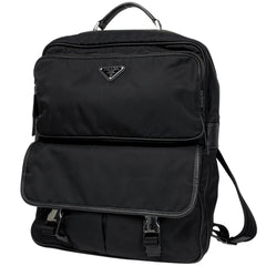 プラダ ロゴプレート リュックサック ナイロン メンズ ブランドバッグ・小物 【中古】brbag