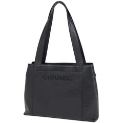 シャネル ロゴ トートバッグ キャビアスキン レディース ブランドバッグ・小物 【中古】brbag