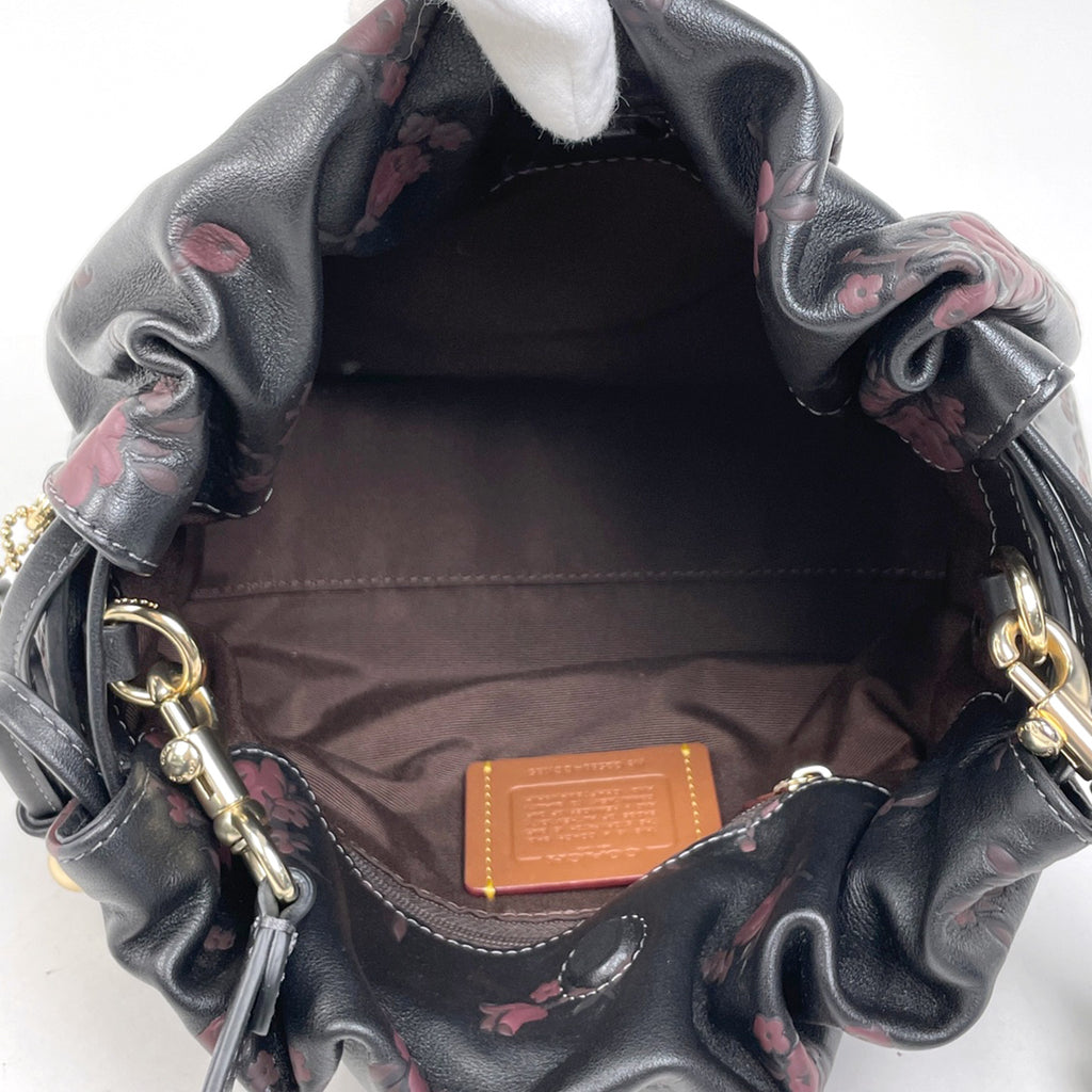 【未使用級】コーチ COACH フェイドロー ストリング バッグ コーチ フェイ ドローストリング バッグ ハンドバッグ レザー CCK85