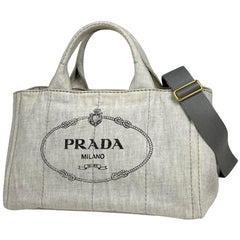 プラダ カナパ トート トートバッグ デニム レディース ブランドバッグ・小物 【中古】brbag