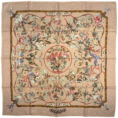 エルメス カレ90 PiERRES d' ORiENT et d' OCCiDENT スカーフ シルク レディース ブランドバッグ・小物 【中古】brbag