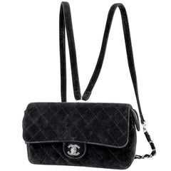 シャネル ココマーク チェーン リュックサック ベロア レディース ブランドバッグ・小物 【中古】brbag