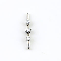 メレダイヤ ペンダントトップ Pt900 ダイヤモンド レディース ノンブランドジュエリー 【中古】nbjwl