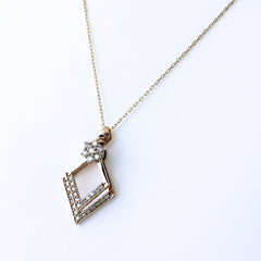 メレダイヤ ネックレス K18 ダイヤモンド レディース ノンブランドジュエリー 【中古】nbjwl