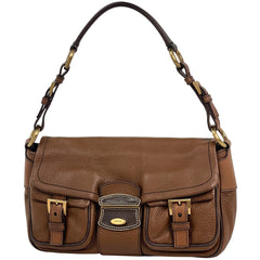 プラダ ロゴ ショルダーバッグ レザー BR2668 レディース ブランドバッグ・小物 【中古】brbag