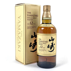 サントリー 山崎 12年 シングルモルト 旧 700ml 国産ウイスキー 酒 【古酒】liqbb【東京都内限定お届け】