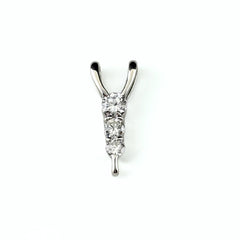メレダイヤ ペンダントトップ ペンダントトップ Pt900 ダイヤモンド レディース ノンブランドジュエリー 【中古】nbjwl