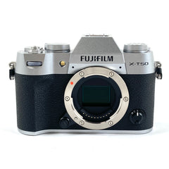 富士フイルム X-T50 ボディ シルバー デジタル ミラーレス 一眼カメラ カメラ 【中古】cambb
