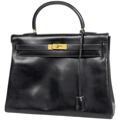 エルメス ケリー35 ハンドバッグ ボックスカーフ 〇Y レディース ブランドバッグ・小物 【中古】brbag