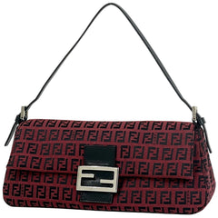 フェンディ ズッキーノ柄 ショルダーバッグ キャンバス 8BR181 レディース ブランドバッグ・小物 【中古】brbag