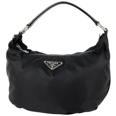 プラダ ロゴプレート ショルダーバッグ ナイロン レディース ブランドバッグ・小物 【中古】brbag