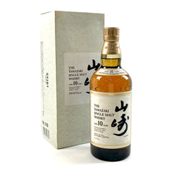 サントリー 山崎 10年 シングルモルト ホワイトラベル 700ml 国産ウイスキー 酒 【古酒】liqbb【東京都内限定お届け】