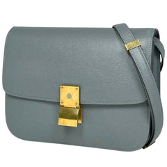 セリーヌ クラシックボックス ミディアム ショルダーバッグ レザー レディース ブランドバッグ・小物 【中古】brbag