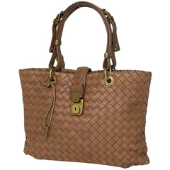 ボッテガヴェネタ イントレチャート ハンドバッグ レザー 162112 レディース ブランドバッグ・小物 【中古】brbag