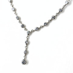 メレダイヤ デザインネックレス ネックレス Pt900 Pt850 ダイヤモンド レディース ノンブランドジュエリー 【中古】nbjwl