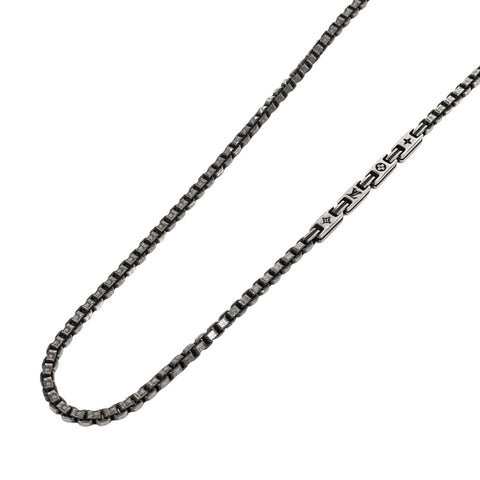 ルイヴィトン・シルバーカラー/ブラックカラーアクセサリー・２点 ルイ・ヴィトン ネックレス LV テーラー シルバー925 レディース