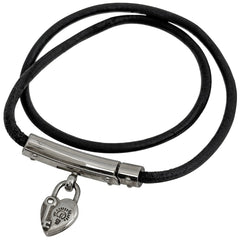 エルメス ヴィヴィリデ ブレスレット レザー シルバーメッキ レディース ブランドアクセサリー 【中古】bracc