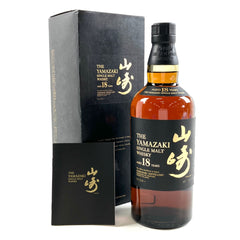 サントリー 山崎 18年 シングルモルト 700ml 国産ウイスキー 酒 【古酒】liqbb【東京都内限定お届け】