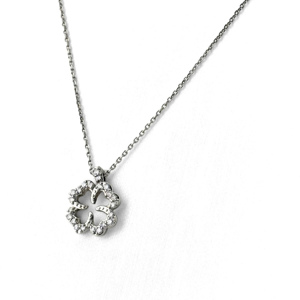 ヴァンドーム青山 クローバーモチーフ ネックレス ネックレス Pt950