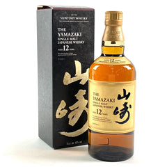 サントリー 山崎 12年 シングルモルト 海外ラベル 700ml 国産ウイスキー 酒 【古酒】liqbb【東京都内限定お届け】