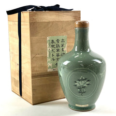ニッカ 高麗青磁 雲鶴草華文様 象嵌ボトル 600ml 国産ウイスキー 酒 【古酒】liqbb【東京都内限定お届け】