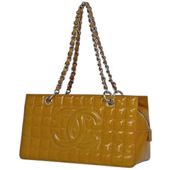 シャネル チョコバー チェーン ショルダーバッグ パテントレザー レディース ブランドバッグ・小物 【中古】brbag
