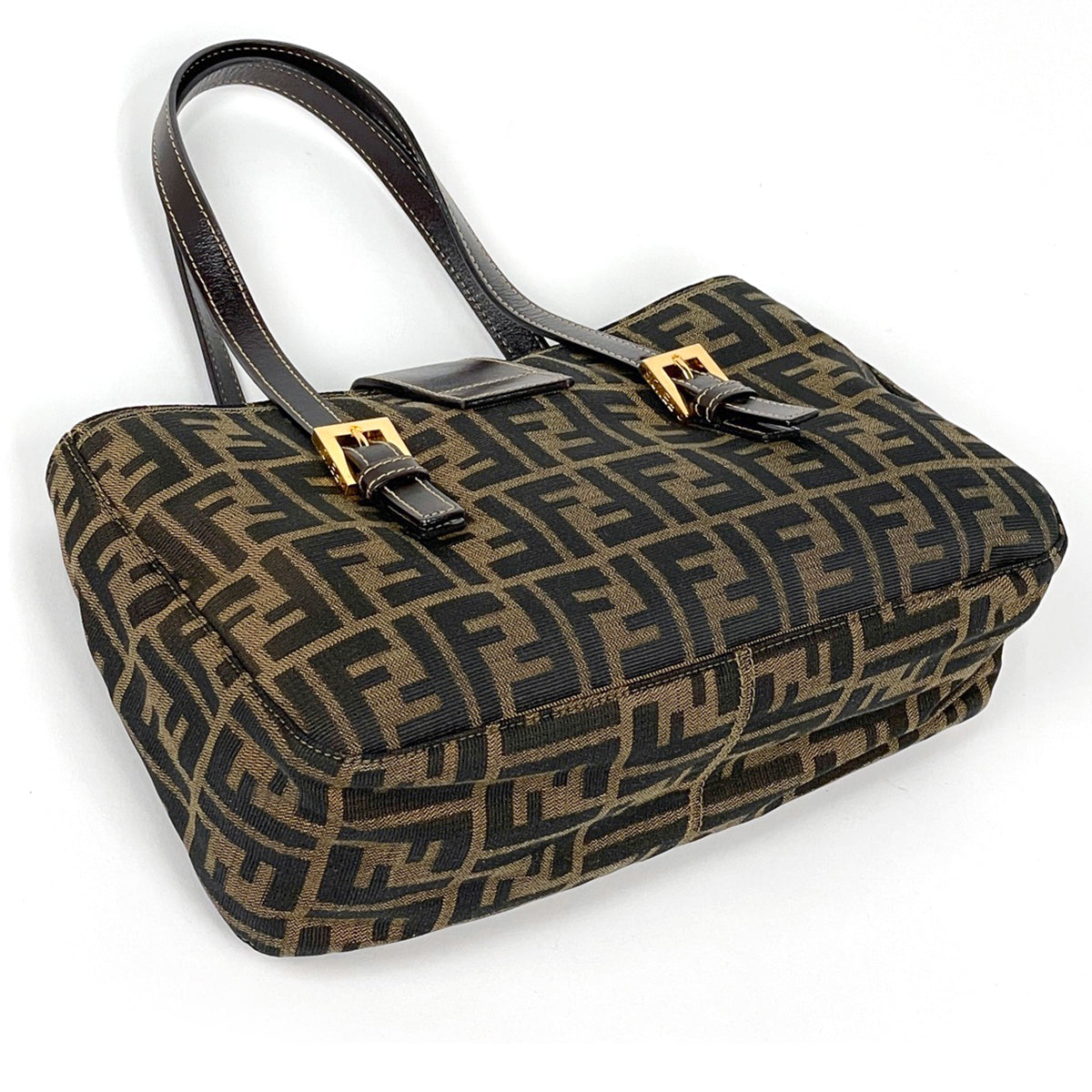 FENDI フェンディ　ズッカ柄 フェンディ ズッカ柄 ハンドバッグ キャンバス 26572 レディース