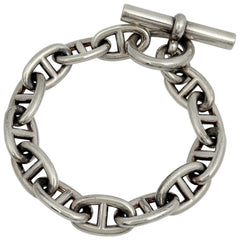 エルメス シェーヌダンクルTGM ブレスレット シルバー925 レディース ブランドアクセサリー 【中古】bracc