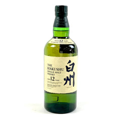 サントリー 白州 12年 シングルモルト 旧 700ml 国産ウイスキー 酒 【古酒】liqbb【東京都内限定お届け】