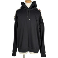 グッチ テクニカルジャージー プルオーバー パーカー トップス ポリエステル 綿 メンズ ブランドアパレル 【中古】brapp