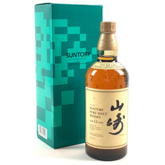 サントリー 山崎 12年 ピュアモルト 華 750ml 国産ウイスキー 酒 【古酒】liqbb【東京都内限定お届け】