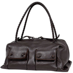 ボッテガヴェネタ イントレチャート ハンドバッグ レザー レディース ブランドバッグ・小物 【中古】brbag