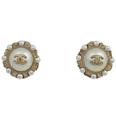 シャネル ココマーク フェイクパール イヤリング GP レディース ブランドアクセサリー 【中古】bracc