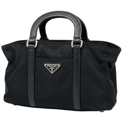 プラダ ロゴプレート ハンドバッグ テスートナイロン BN1052 レディース ブランドバッグ・小物 【中古】brbag