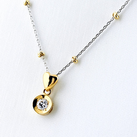 メレダイヤ デザインネックレス ネックレス Pt850 K18 ダイヤモンド