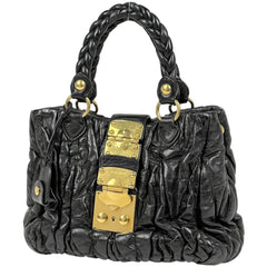 ミュウ ミュウ ハンドバッグ レザー レディース ブランドバッグ・小物 【中古】brbag