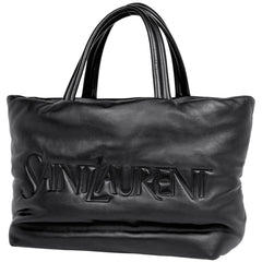サンローラン パファー トートバッグ レザー レディース ブランドバッグ・小物 【中古】brbag