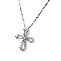 メレダイヤ ネックレス Pt900 Pt850 ダイヤモンド レディース ノンブランドジュエリー 【中古】nbjwl