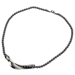 ジョージジェンセン ハンスハンセン ネックレス シルバー925 レディース ブランドアクセサリー 【中古】bracc
