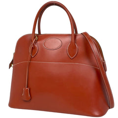 エルメス ボリード35 ハンドバッグ ボックスカーフ □D レディース ブランドバッグ・小物 【中古】brbag