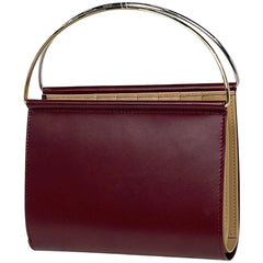 カルティエ ロゴ ハンドバッグ レザー レディース ブランドバッグ・小物 【中古】brbag