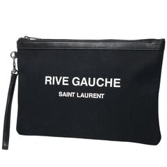 サンローラン リヴ ゴーシュ クラッチバッグ キャンバス 581369 レディース ブランドバッグ・小物 【中古】brbag